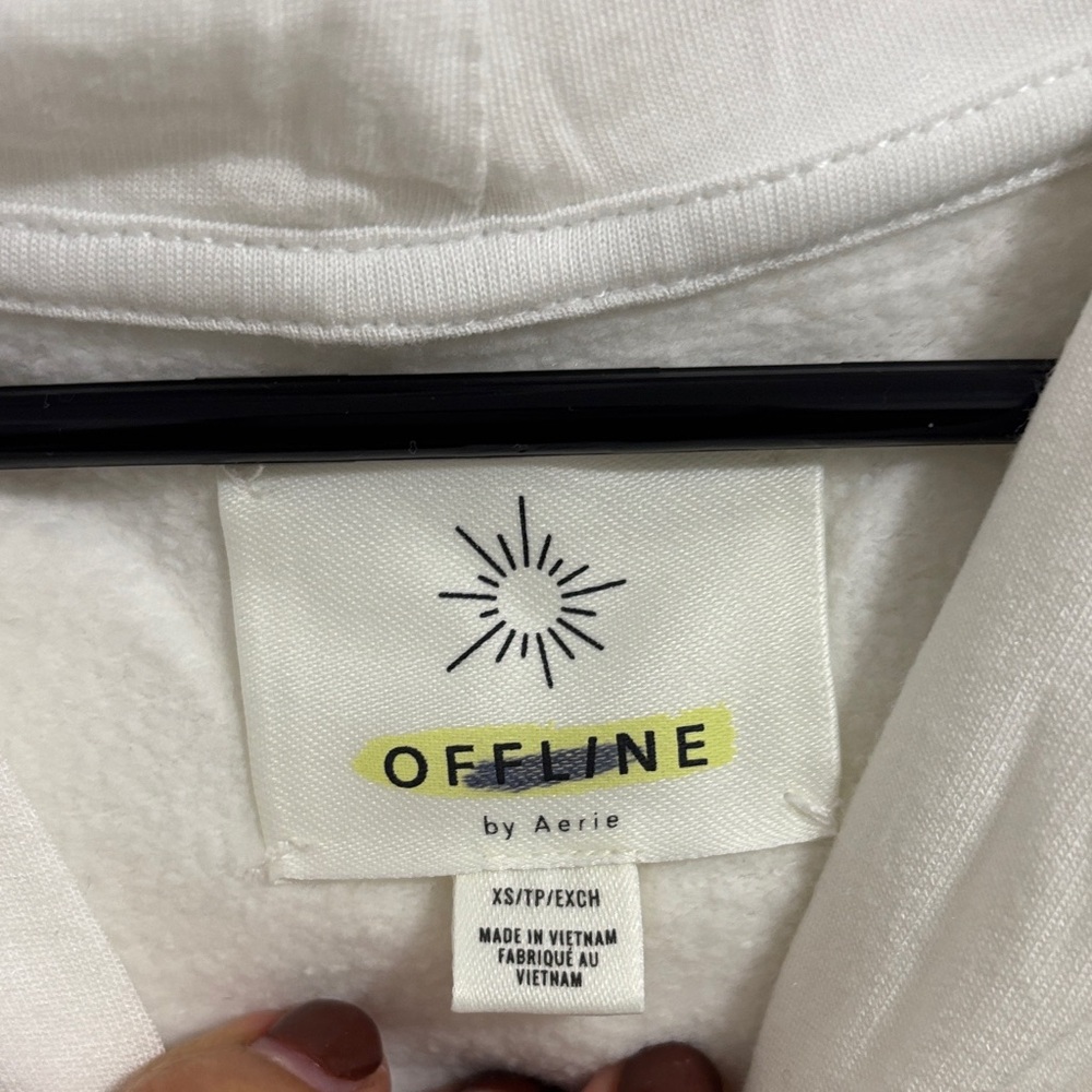Elegant white Women's Hoodie - Picture 7 of 11